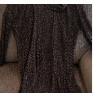 Open front lightweight hooded cardigan